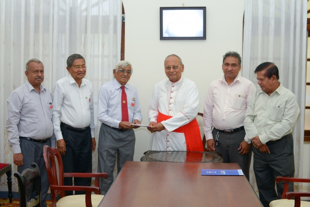 Sri Lanka Book Publishing Association with Malcolm Cardinal Ranjith
