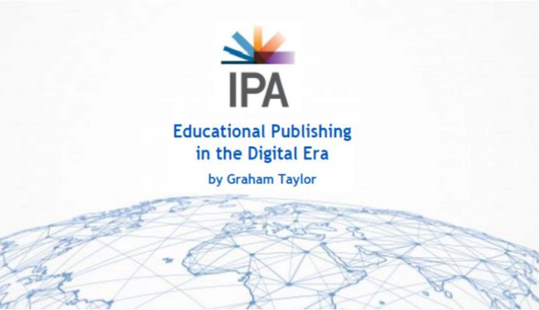 Crop of the cover of the report Educational Publishing in the Digital Era