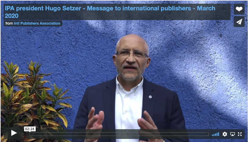 screen shot -Hugo Setzer video message