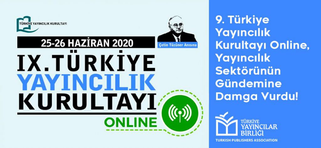 Banner of the 9th Turkish Publishers Assembly