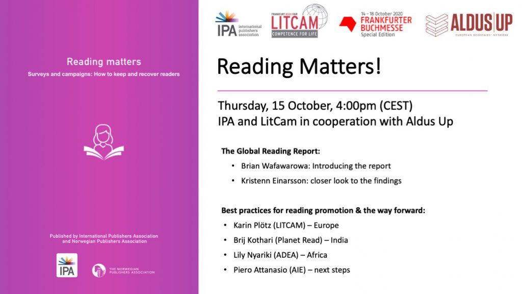 Reading Matters Event Flyer