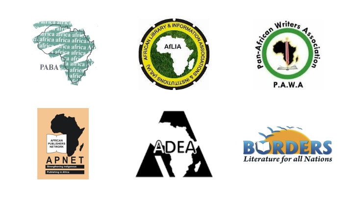 Composite of logos of partners of the SDG Book Club Africa Chapter