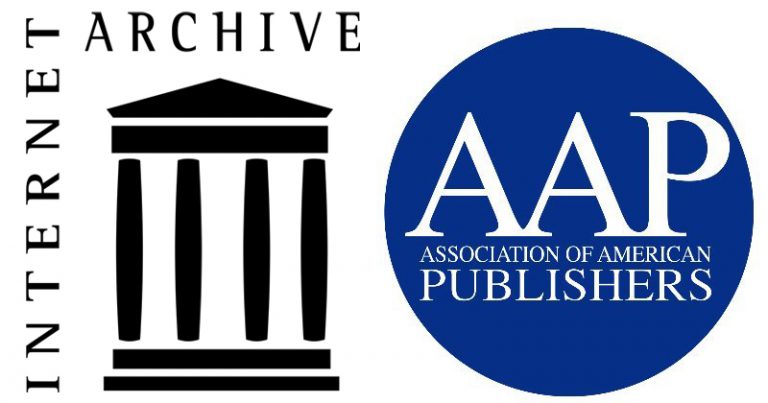 Internet Archive and AAP logo composite
