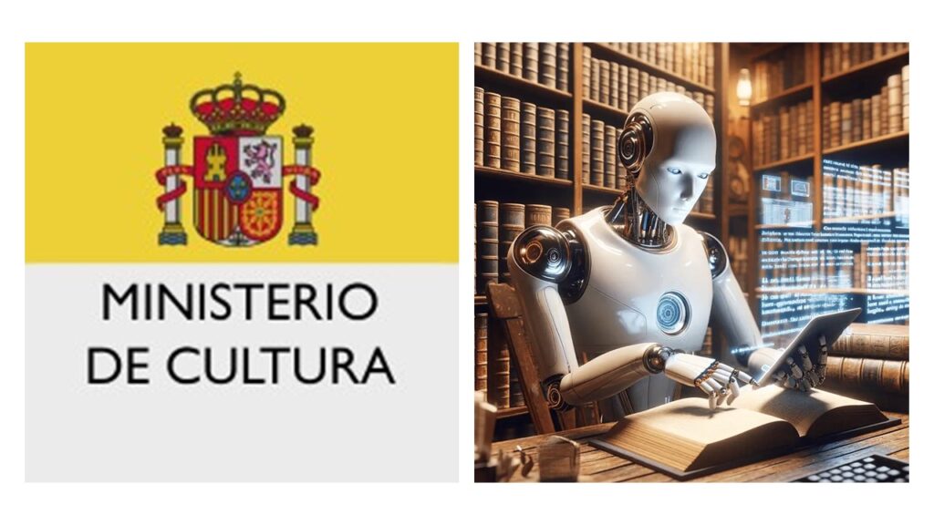 AI and ministry of culture Spain