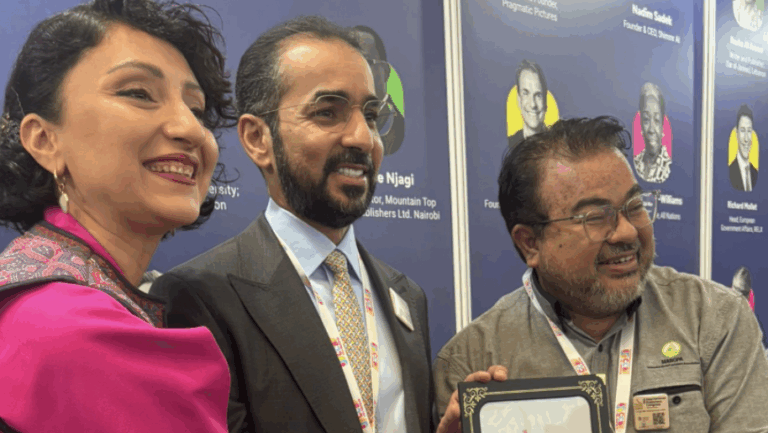 Gvantsa Jobava, Rashid Al Kous, Sheikh Faisal Sheikh Mansor in Shanghai