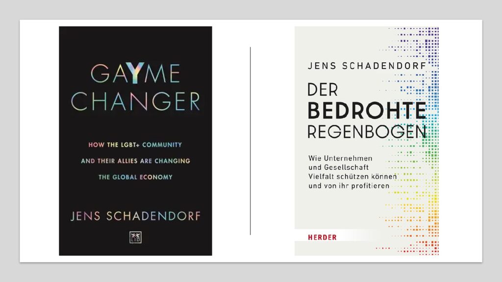 J Schadendorf book covers graphic