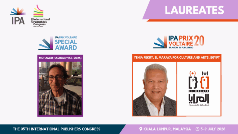 Laureates of the 2026 IPA Prix Voltaire and the IPA Prix Voltaire Special Award